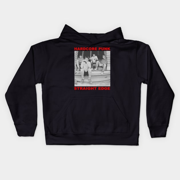 jim carrey straight edge hardcore punk Kids Hoodie by psninetynine